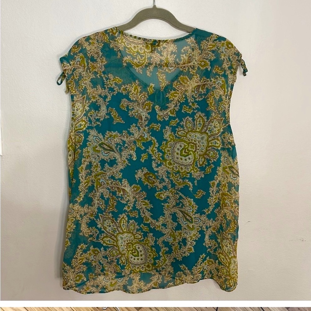 Talbots Chiffon Sleeveless 
 Blouse, size L